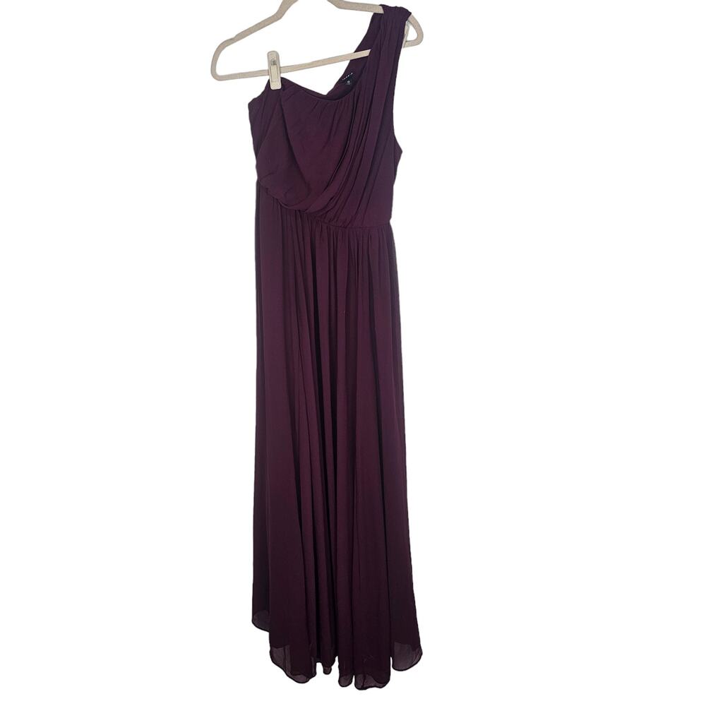 Torrid Gown Torrid Dress One Shoulder Dress One Shoulder Gown Burgundy Red 10